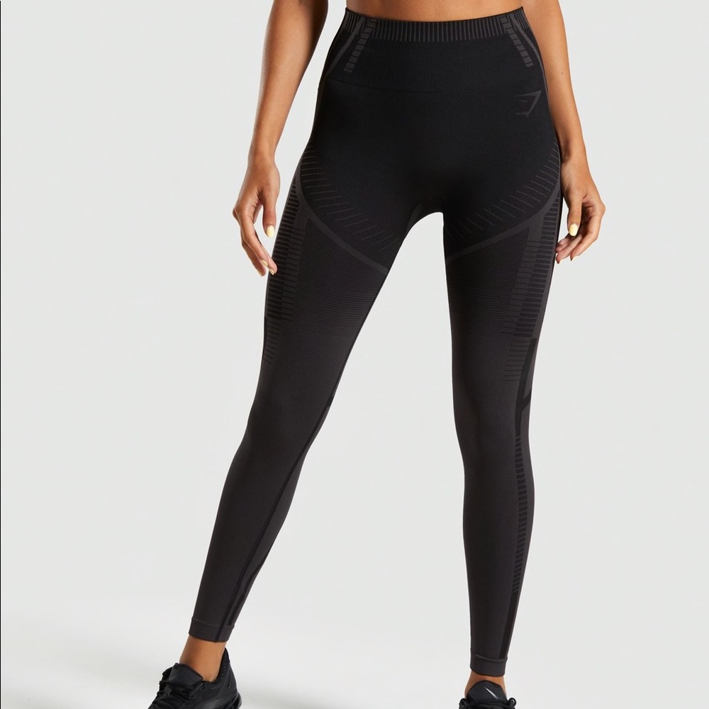 Gymshark Geo Seamless Leggings - Black